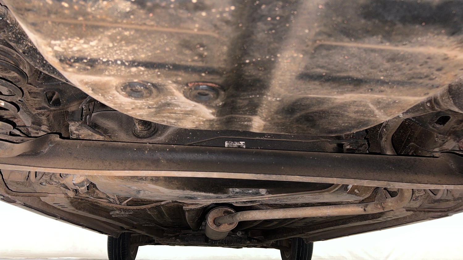Used 2023 Maruti Suzuki Wagon R ZXI Plus 1.2 Dual Tone Petrol Manual extra REAR UNDERBODY VIEW (TAKEN FROM REAR)