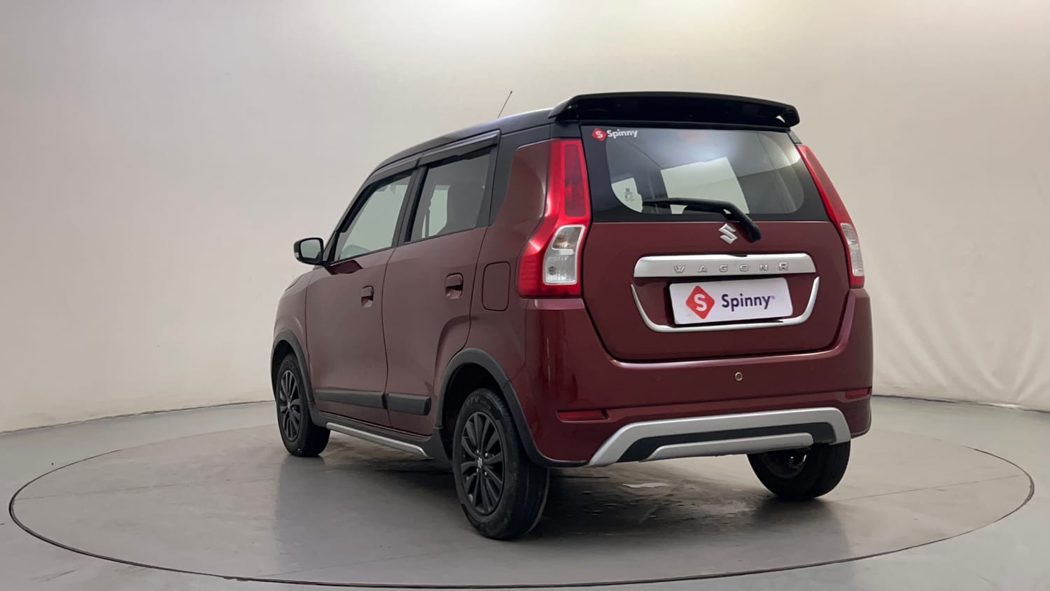 Used 2023 Maruti Suzuki Wagon R ZXI Plus 1.2 Dual Tone Petrol Manual exterior LEFT REAR CORNER VIEW
