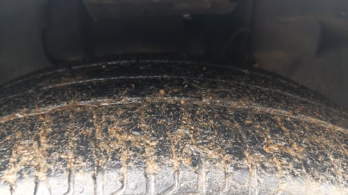 Used 2022 Tata Tiago XZ Plus Petrol Manual tyres RIGHT FRONT TYRE TREAD VIEW