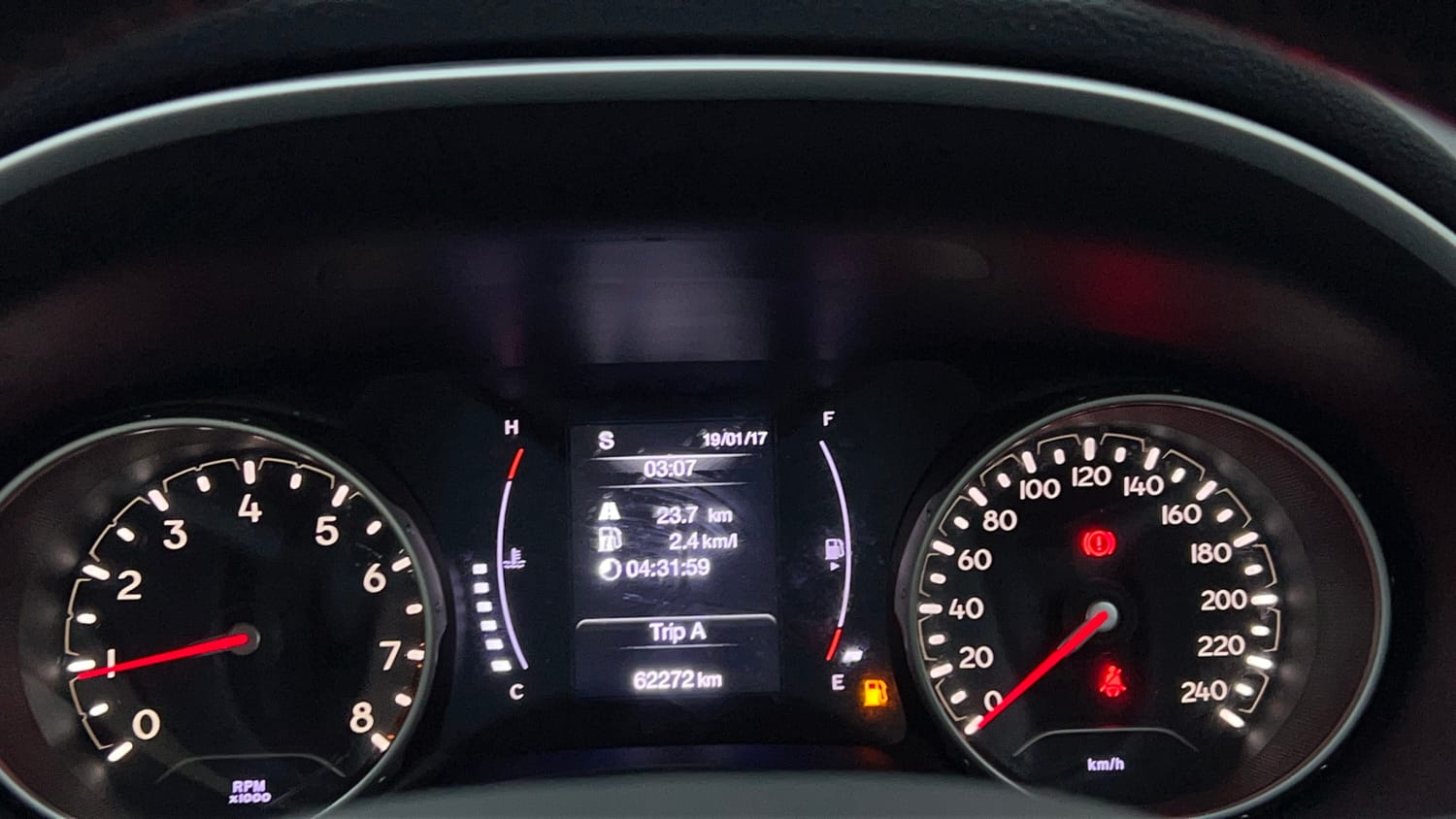 Used 2020 Jeep Compass Sport Plus 1.4 Petrol Petrol Manual interior CLUSTERMETER VIEW