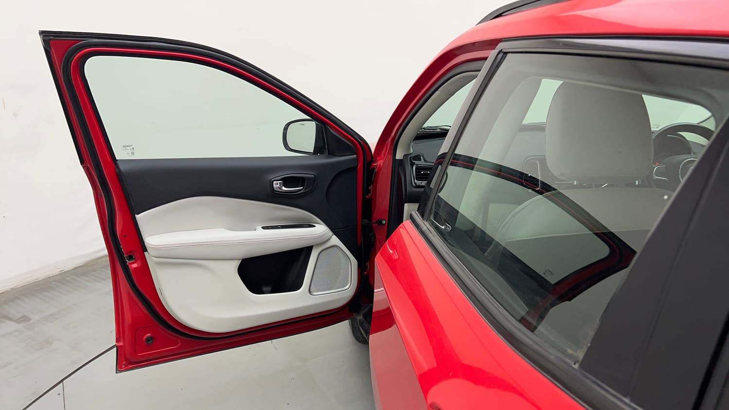 Used 2020 Jeep Compass Sport Plus 1.4 Petrol Petrol Manual interior LEFT FRONT DOOR OPEN VIEW