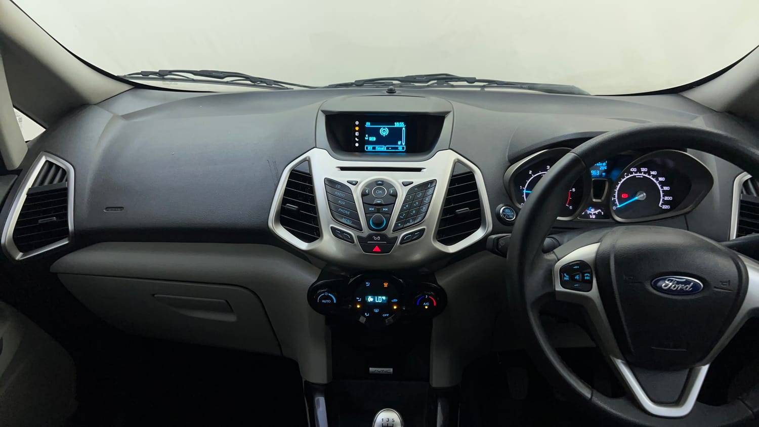 Used 2016 Ford EcoSport Titanium 1.5L TDCi Diesel Manual interior MUSIC SYSTEM & AC CONTROL VIEW