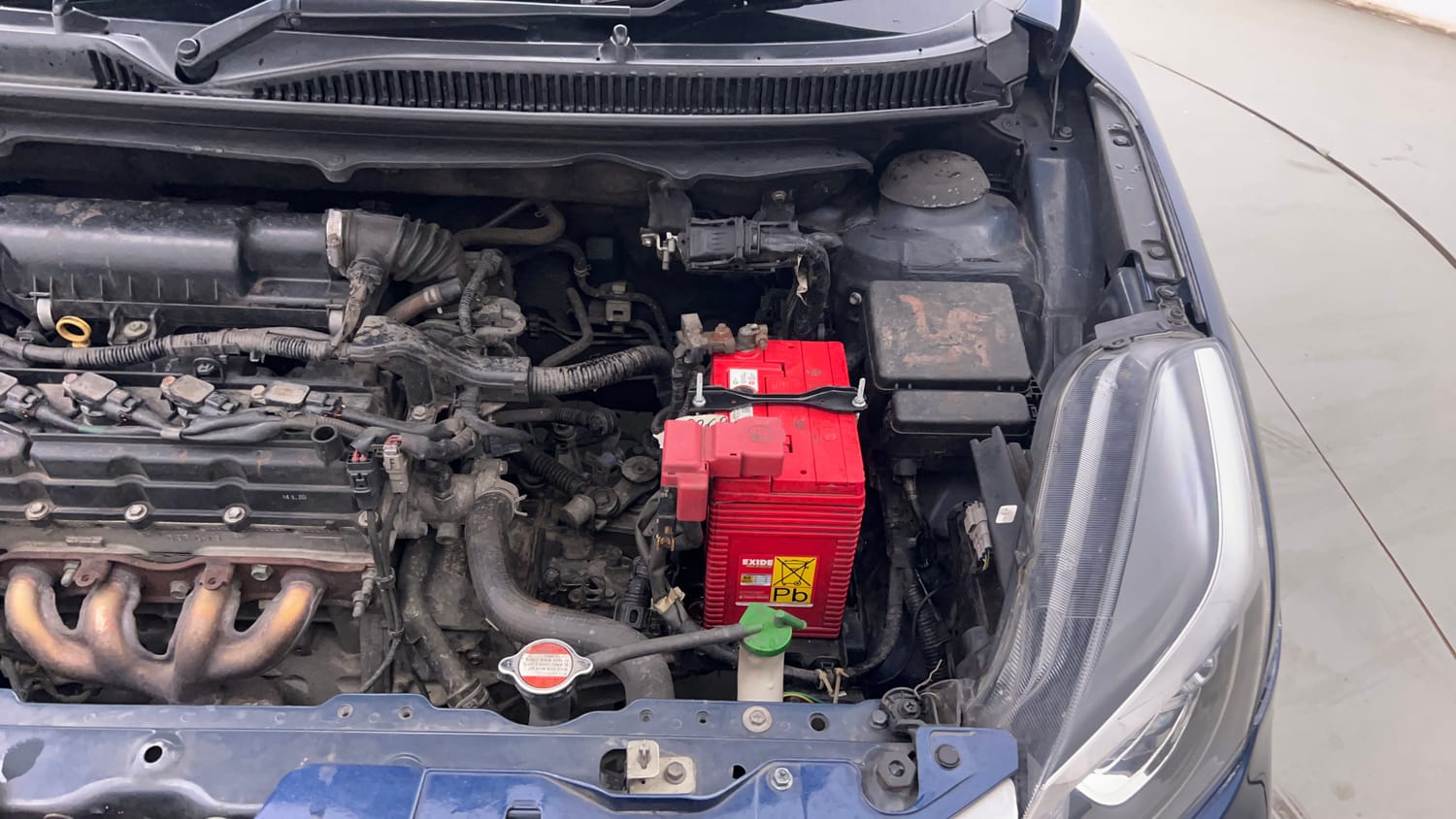 Used 2020 Maruti Suzuki Baleno Zeta Petrol Manual engine ENGINE LEFT SIDE VIEW