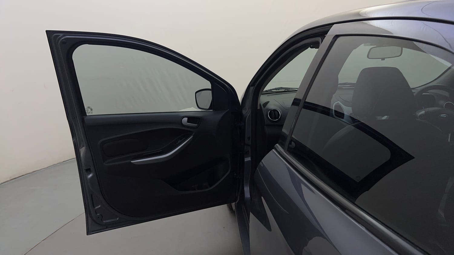 Used 2016 Ford Figo Titanium 1.5 Ti-VCT AT Petrol Automatic interior LEFT FRONT DOOR OPEN VIEW