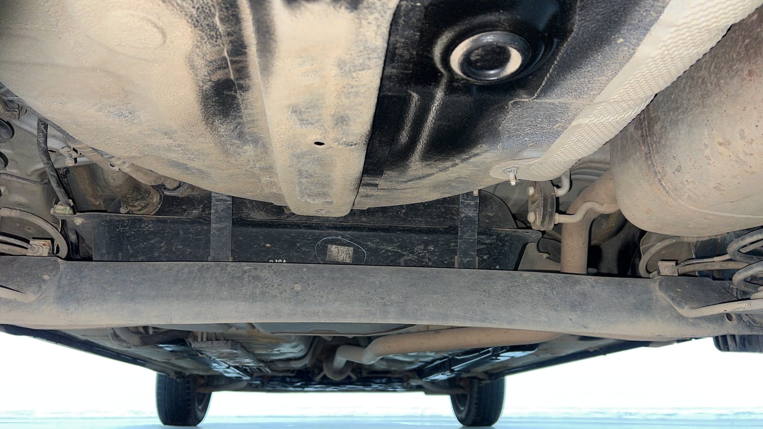 Used 2023 Hyundai Grand i10 Nios Sportz 1.2 Kappa CNG Cng Manual extra REAR UNDERBODY VIEW (TAKEN FROM REAR)