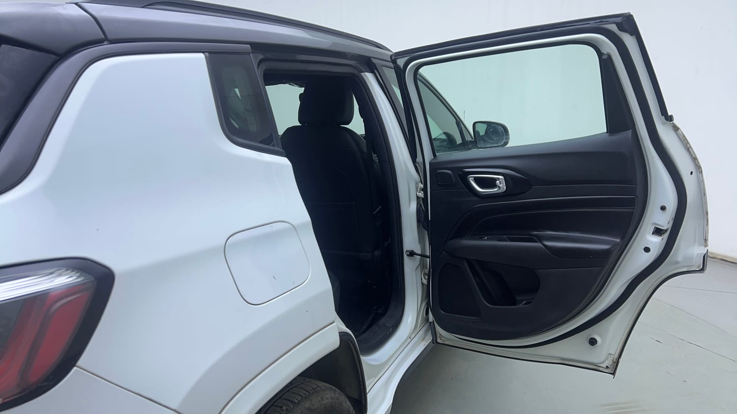 Used 2021 Jeep Compass Model S (O) Diesel 4x4 AT Diesel Automatic interior RIGHT REAR DOOR OPEN VIEW