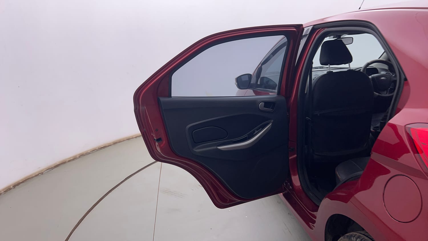Used 2018 Ford Figo Trend 1.2 Ti-VCT Petrol Manual interior LEFT REAR DOOR OPEN VIEW