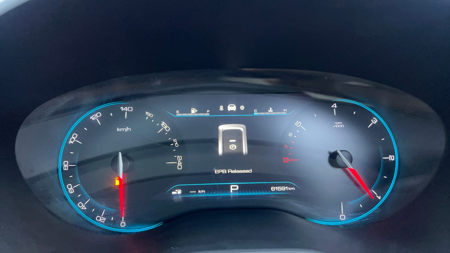 Used 2020 MG Motors Hector Sharp 1.5 DCT Petrol Petrol Automatic interior CLUSTERMETER VIEW