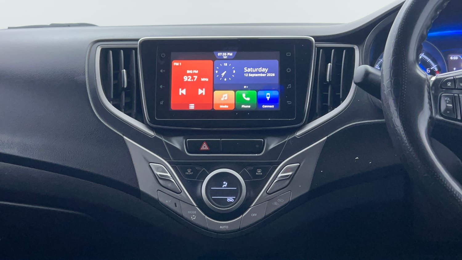 Used 2020 Maruti Suzuki Baleno Zeta Petrol Manual interior MUSIC SYSTEM & AC CONTROL VIEW