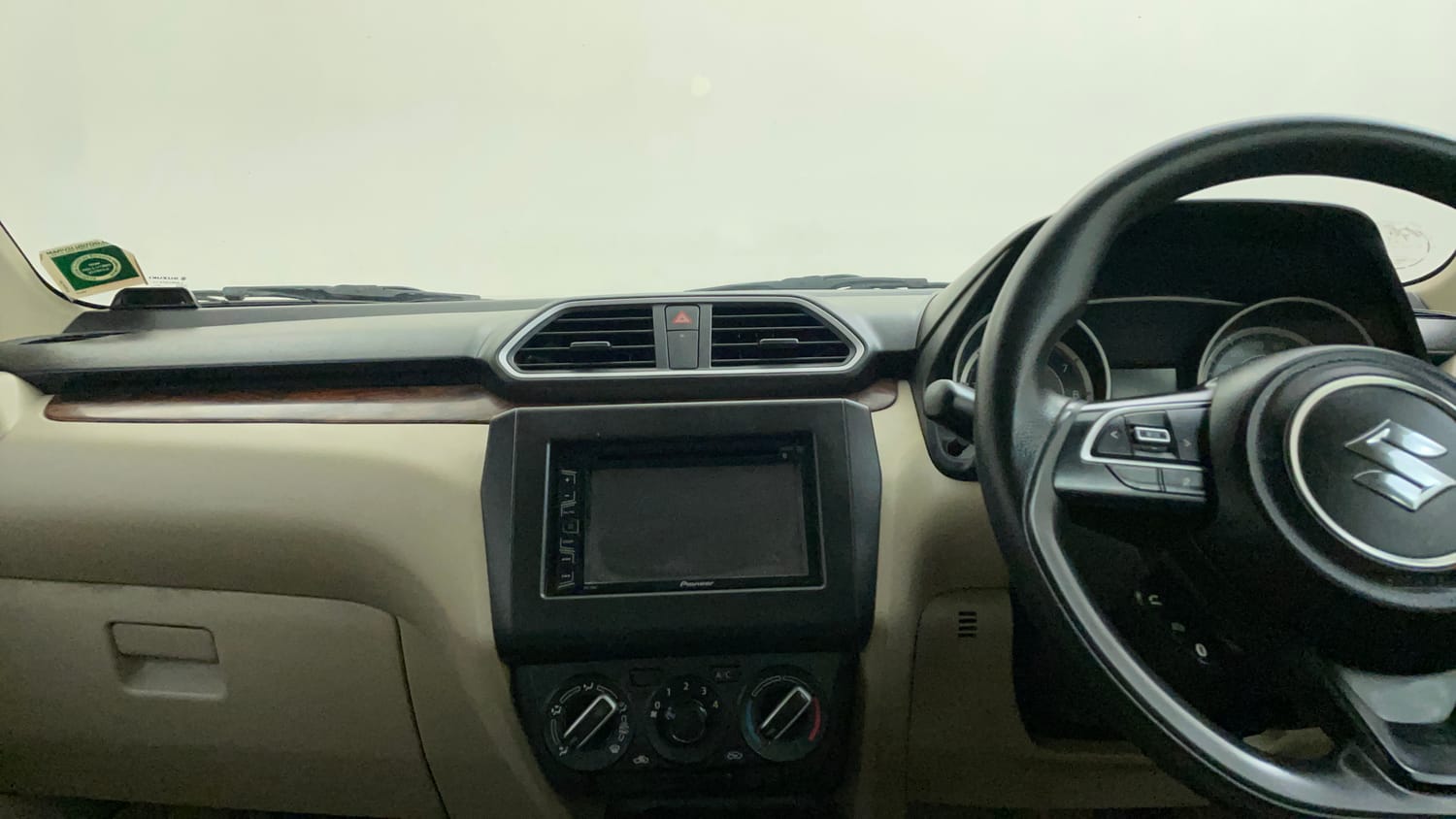 Used 2017 Maruti Suzuki Dzire VXi AMT Petrol Automatic interior MUSIC SYSTEM & AC CONTROL VIEW