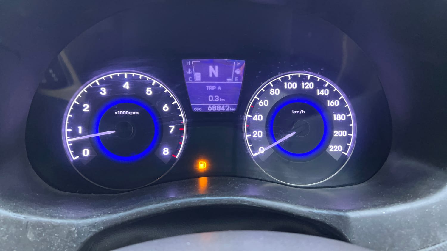 Used 2013 Hyundai Verna Fluidic 1.6 VTVT SX AT Petrol Automatic interior CLUSTERMETER VIEW