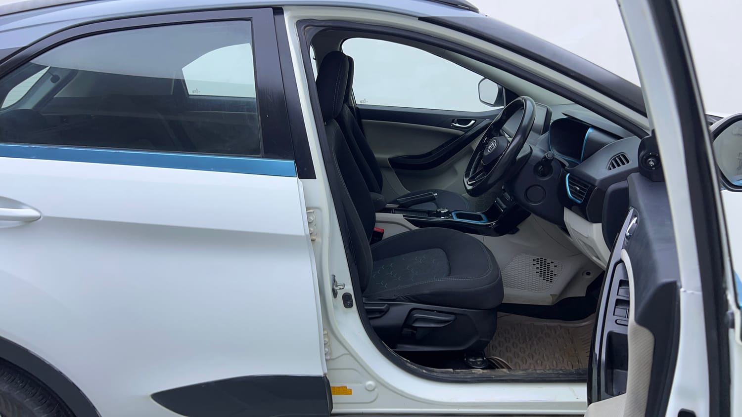 Used 2021 Tata Nexon EV XZ Plus Electric Automatic interior RIGHT SIDE FRONT DOOR CABIN VIEW