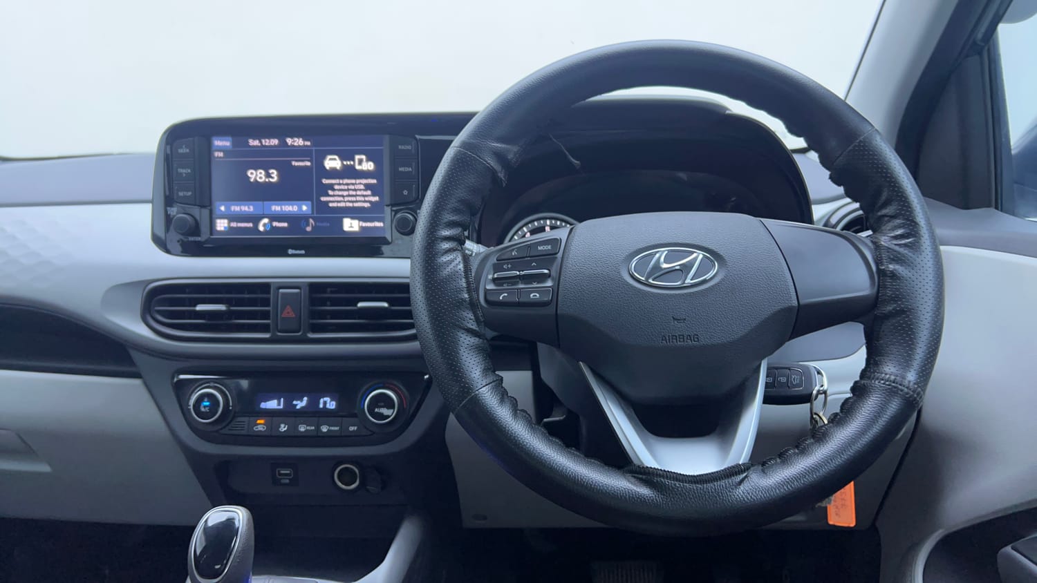 Used 2022 Hyundai Grand i10 Nios Sportz AMT 1.2 Kappa VTVT Petrol Automatic interior STEERING VIEW
