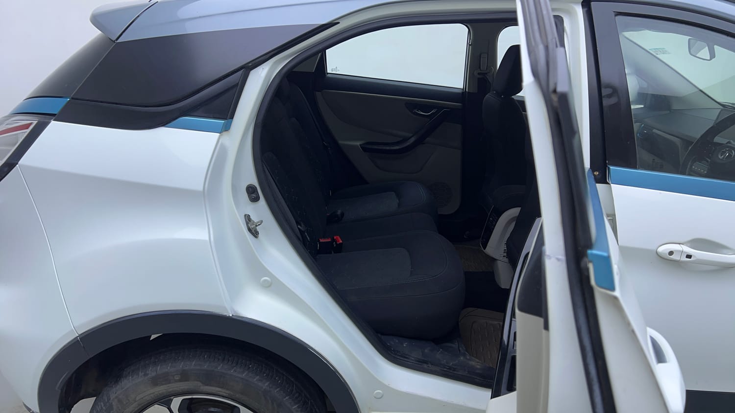 Used 2021 Tata Nexon EV XZ Plus Electric Automatic interior RIGHT SIDE REAR DOOR CABIN VIEW