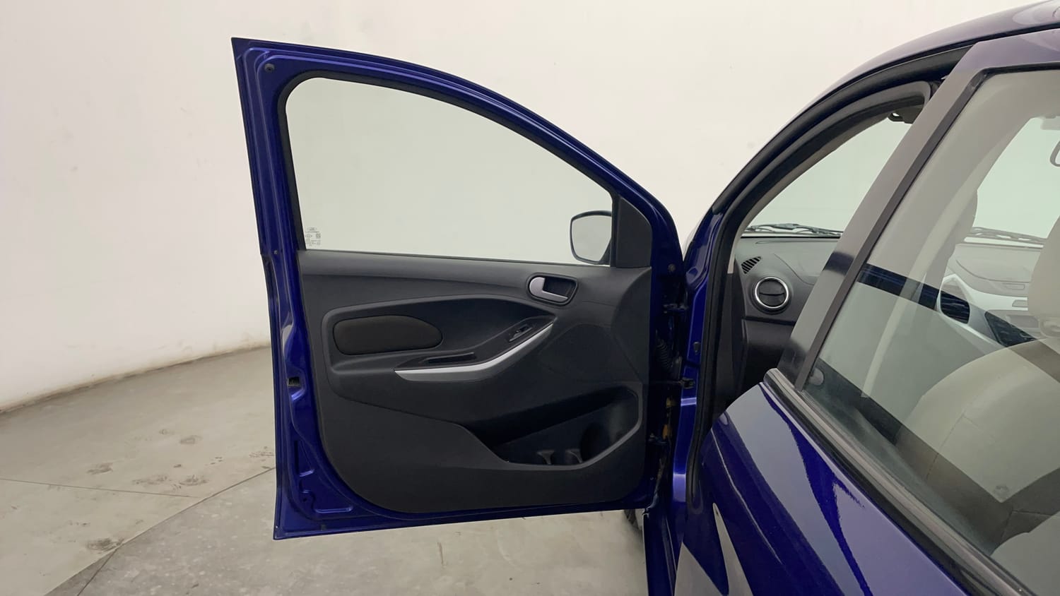 Used 2016 Ford Figo Titanium 1.2 Ti-VCT Petrol Manual interior LEFT FRONT DOOR OPEN VIEW