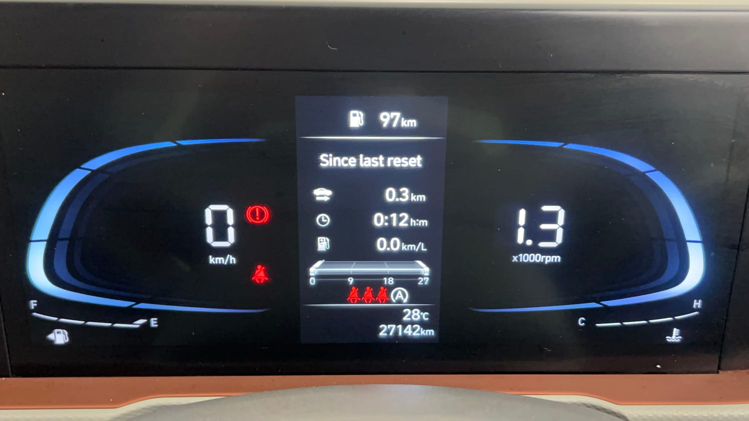 Used 2024 Hyundai Creta 1.5 MPi Petrol MT E Petrol Manual interior CLUSTERMETER VIEW