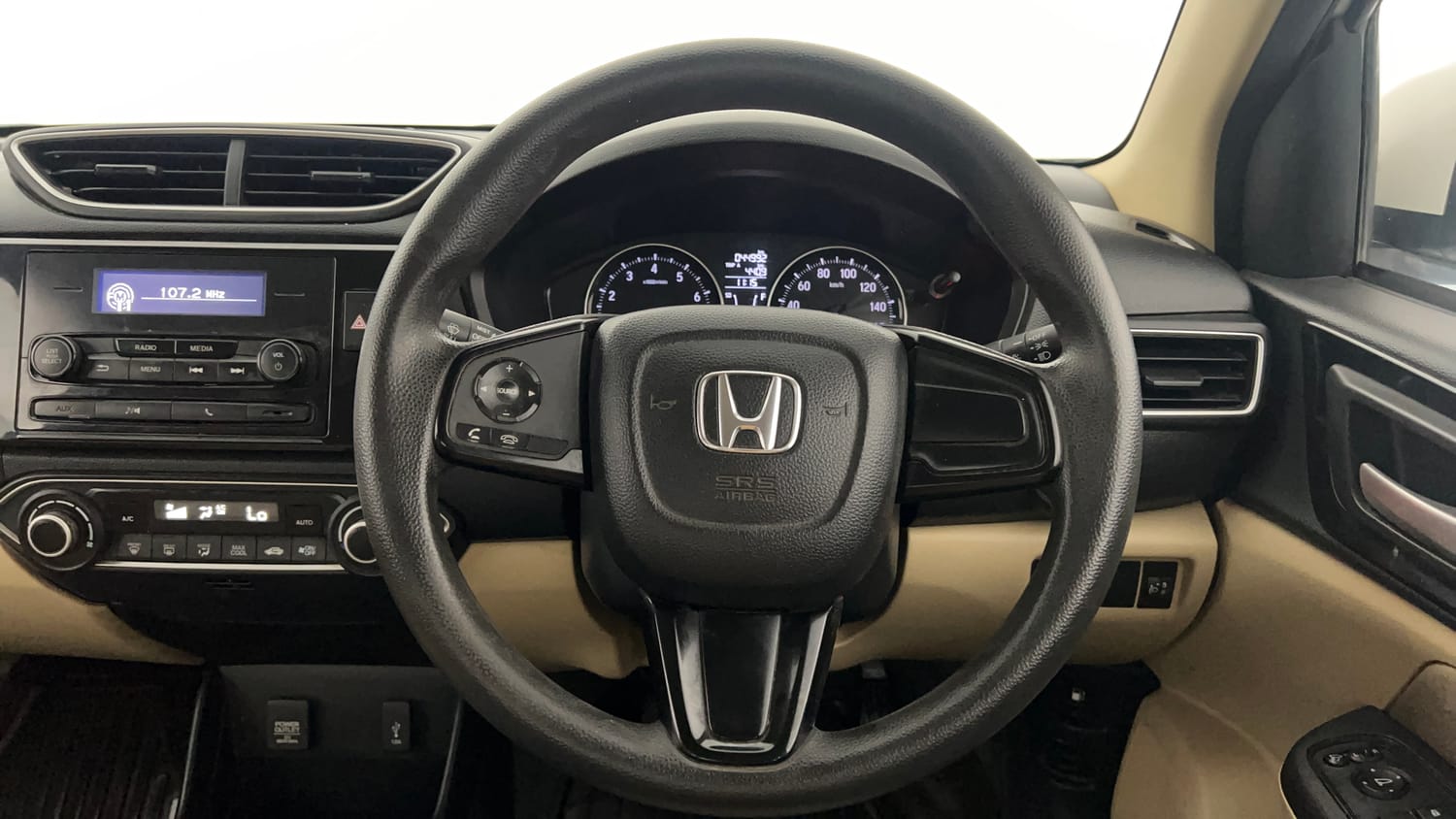 Used 2019 Honda Amaze 1.2 V MT Petrol Petrol Manual interior STEERING VIEW