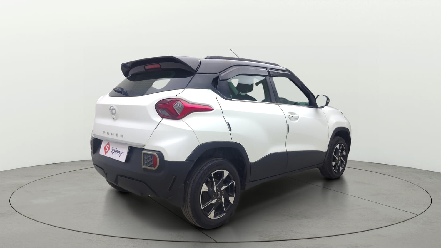 Used 2022 Tata Punch Creative Dual Tone Petrol Manual exterior RIGHT REAR CORNER VIEW