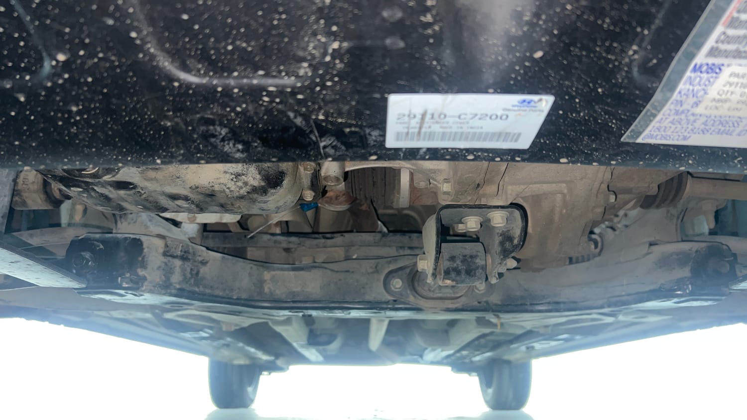 Used 2019 Hyundai Elite i20 Asta 1.2 (O) Petrol Manual extra FRONT LEFT UNDERBODY VIEW