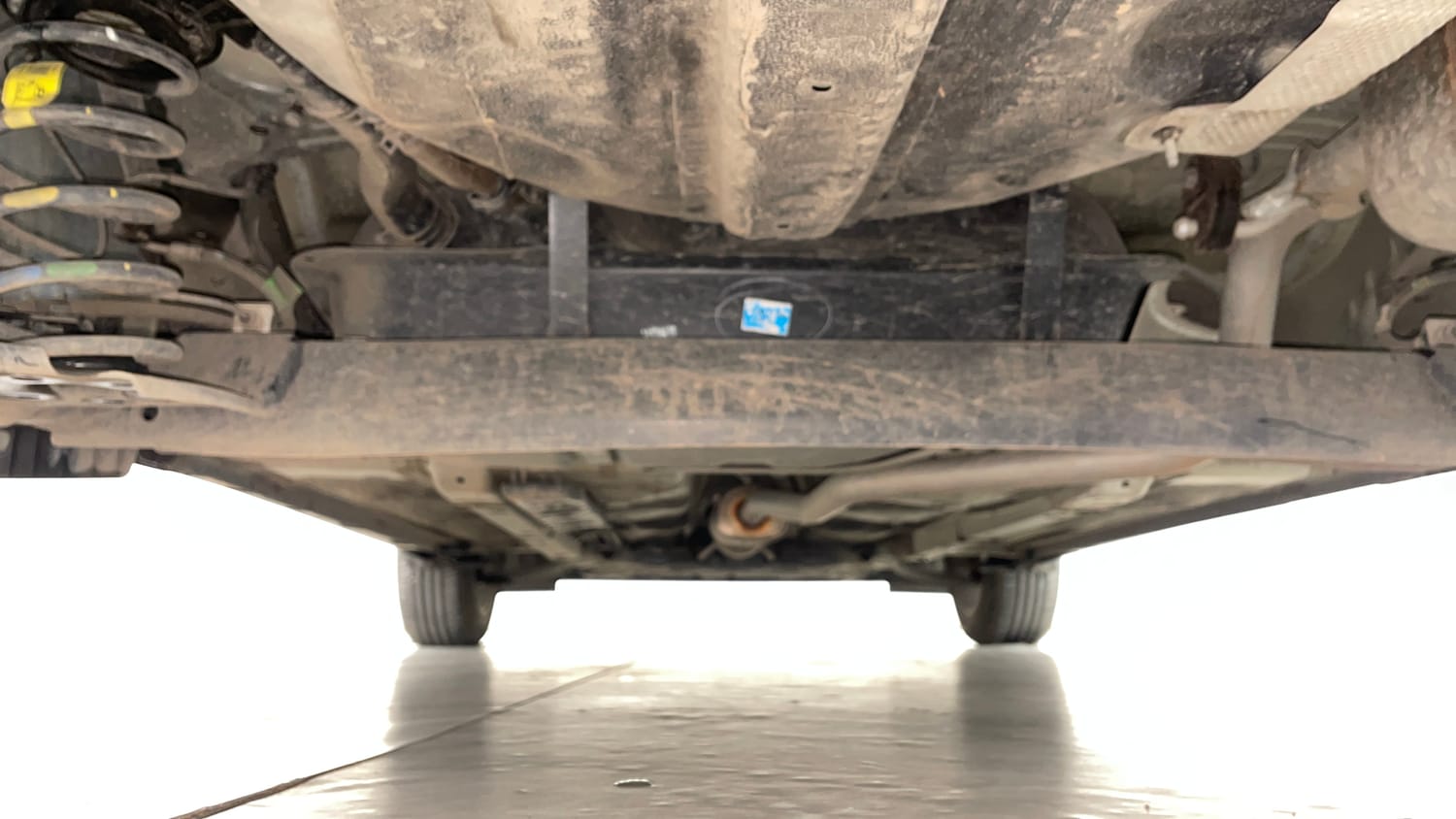 Used 2026 Hyundai Exter 1.2 Kappa Petrol AMT HX 3 Petrol Automatic extra REAR UNDERBODY VIEW (TAKEN FROM REAR)