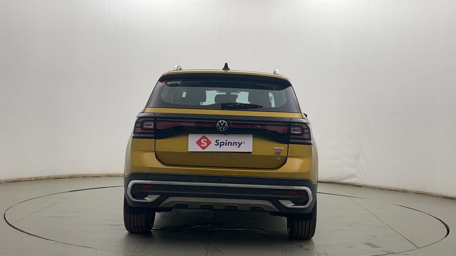 Used 2022 Volkswagen Taigun Topline 1.0 TSI MT Petrol Manual exterior BACK VIEW