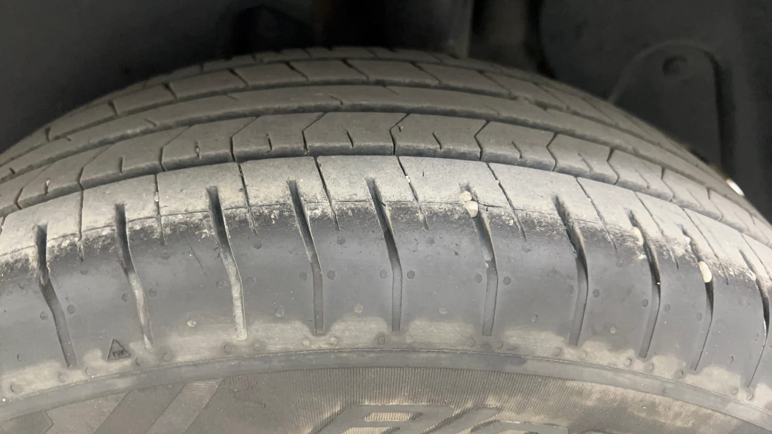 Used 2024 Hyundai Creta 1.5 MPi Petrol MT E Petrol Manual tyres LEFT REAR TYRE TREAD VIEW