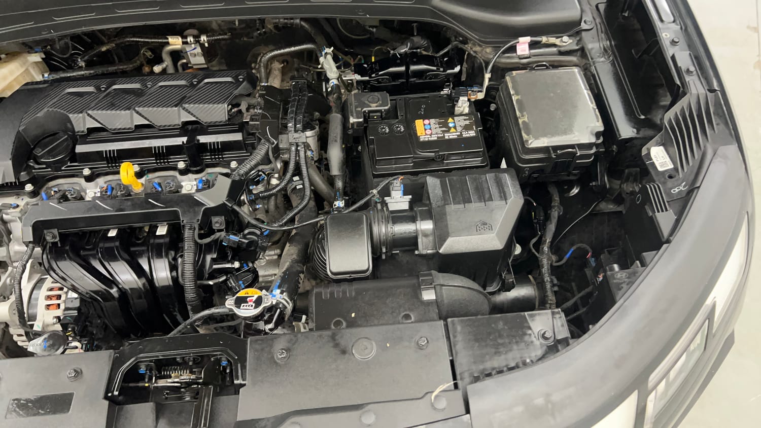 Used 2024 Hyundai Creta 1.5 MPi Petrol MT E Petrol Manual engine ENGINE LEFT SIDE VIEW