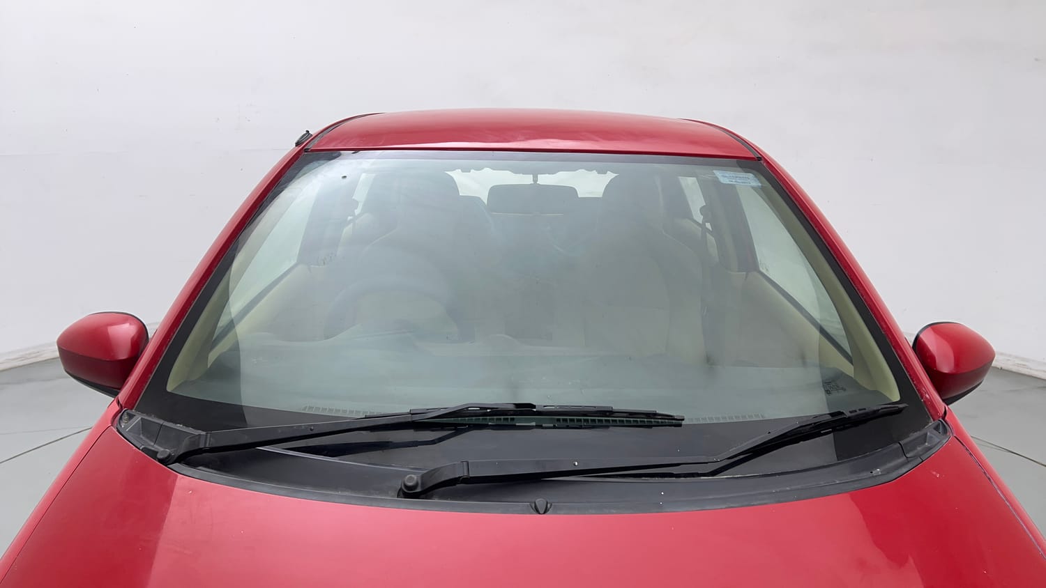 Used 2013 Honda Brio S MT Petrol Manual exterior FRONT WINDSHIELD VIEW