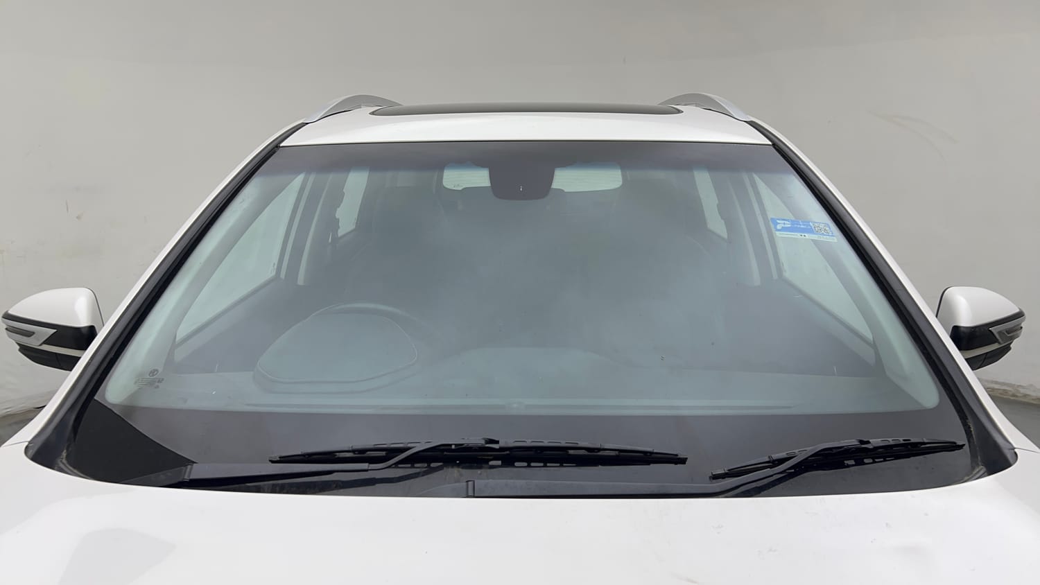 Used 2022 MG Motors Hector Sharp 1.5 Petrol CVT Petrol Automatic exterior FRONT WINDSHIELD VIEW