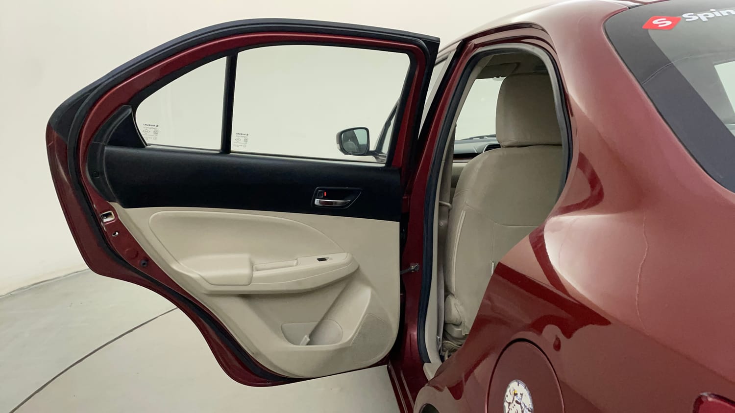 Used 2017 Maruti Suzuki Dzire VXi AMT Petrol Automatic interior LEFT REAR DOOR OPEN VIEW