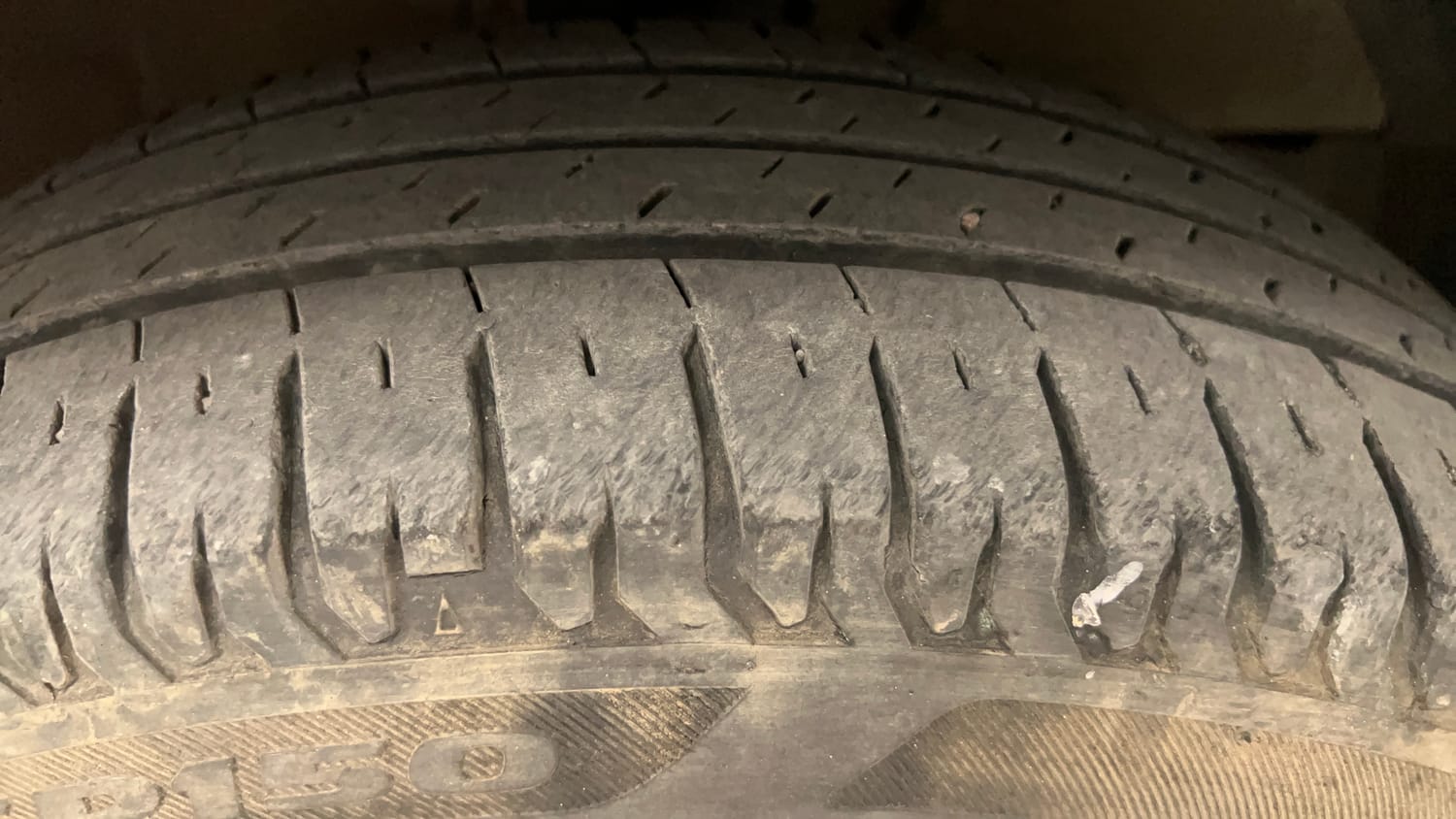 Used 2023 Maruti Suzuki Ertiga ZXi Plus Petrol Manual tyres RIGHT FRONT TYRE TREAD VIEW