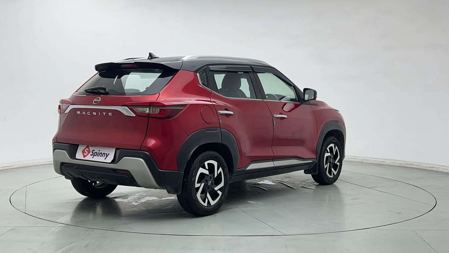 Used 2021 Nissan Magnite XV Premium Petrol + CNG(Outside Fitted) Cng Manual exterior RIGHT REAR CORNER VIEW