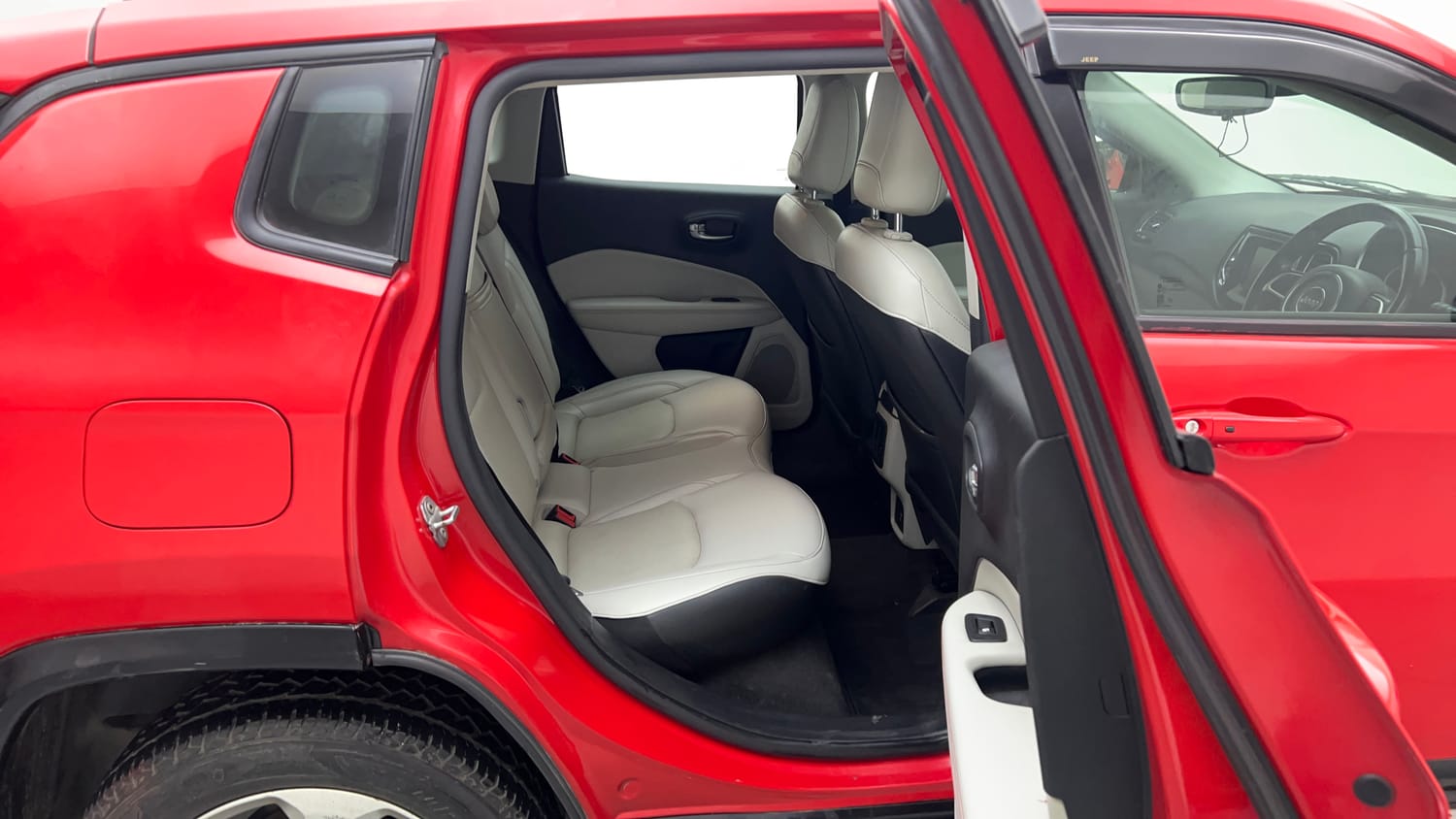 Used 2019 Jeep Compass Limited 1.4 Petrol AT Petrol Automatic interior RIGHT SIDE REAR DOOR CABIN VIEW