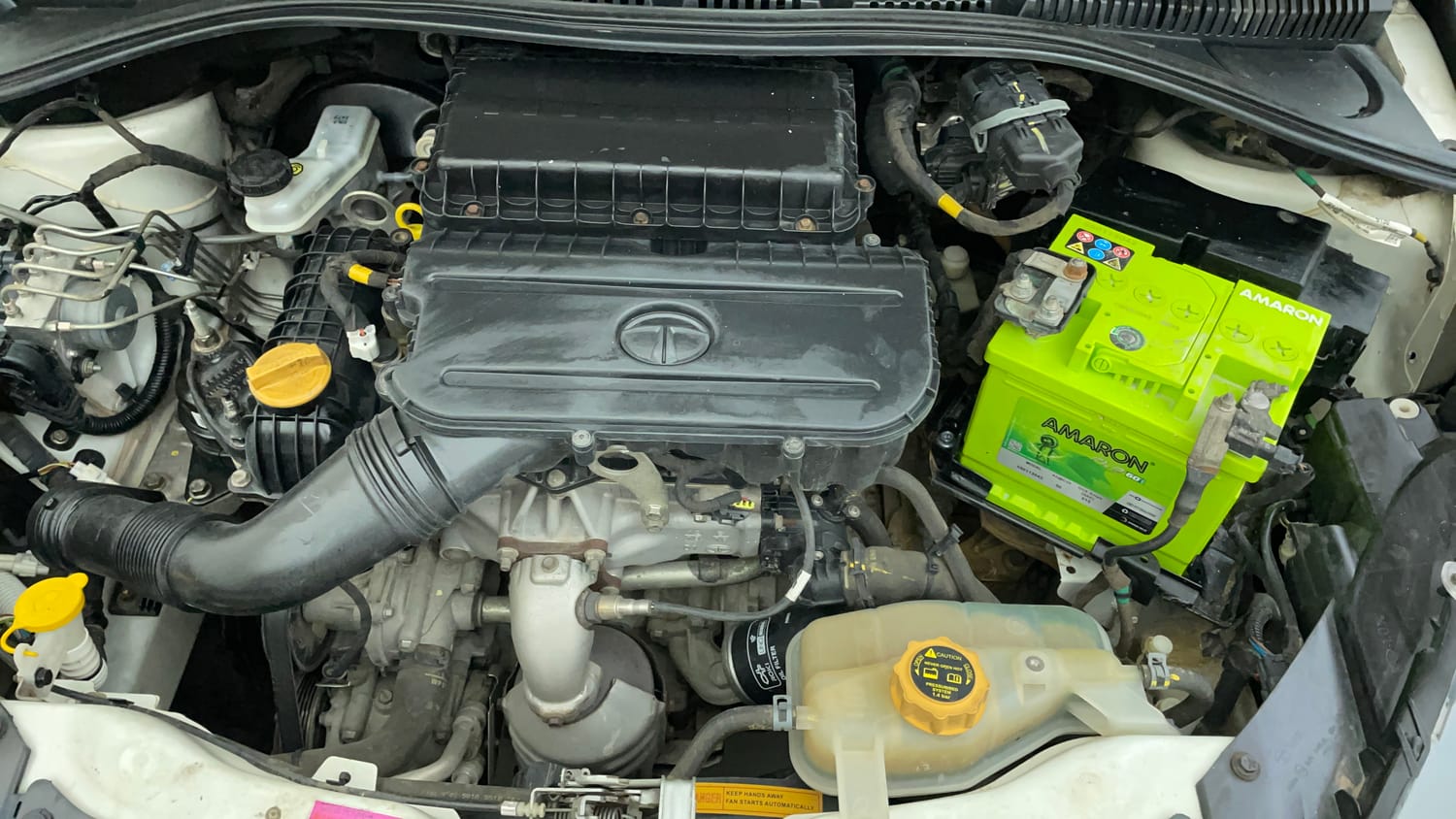 Used 2020 Tata Tiago XZA Petrol Automatic engine ENGINE LEFT SIDE VIEW