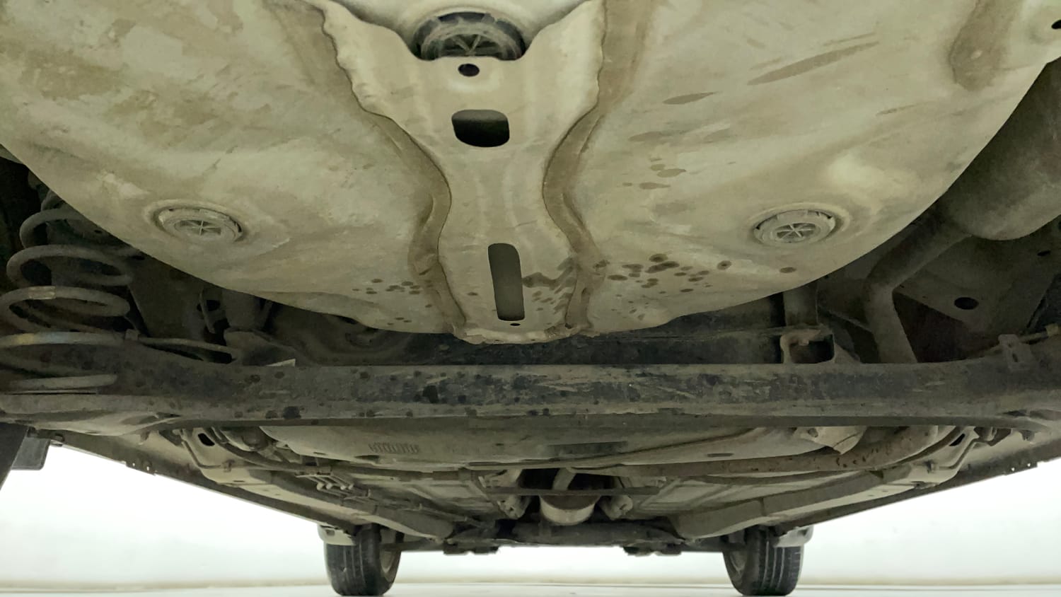 Used 2021 Maruti Suzuki Baleno Zeta Automatic Petrol Automatic extra REAR UNDERBODY VIEW (TAKEN FROM REAR)