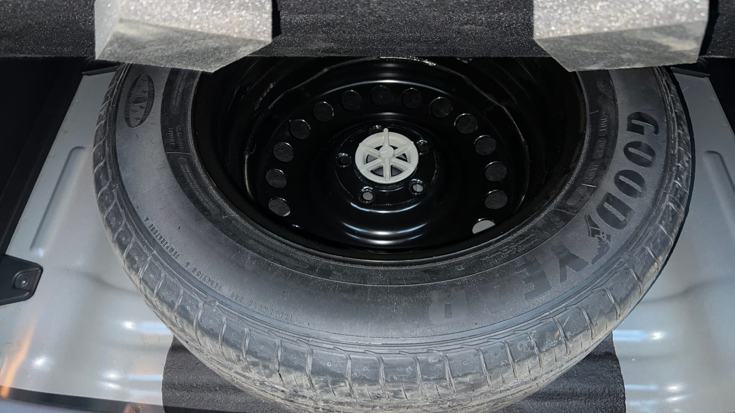 Used 2021 kia Seltos HTX 1.5 IVT Petrol Automatic tyres SPARE TYRE VIEW