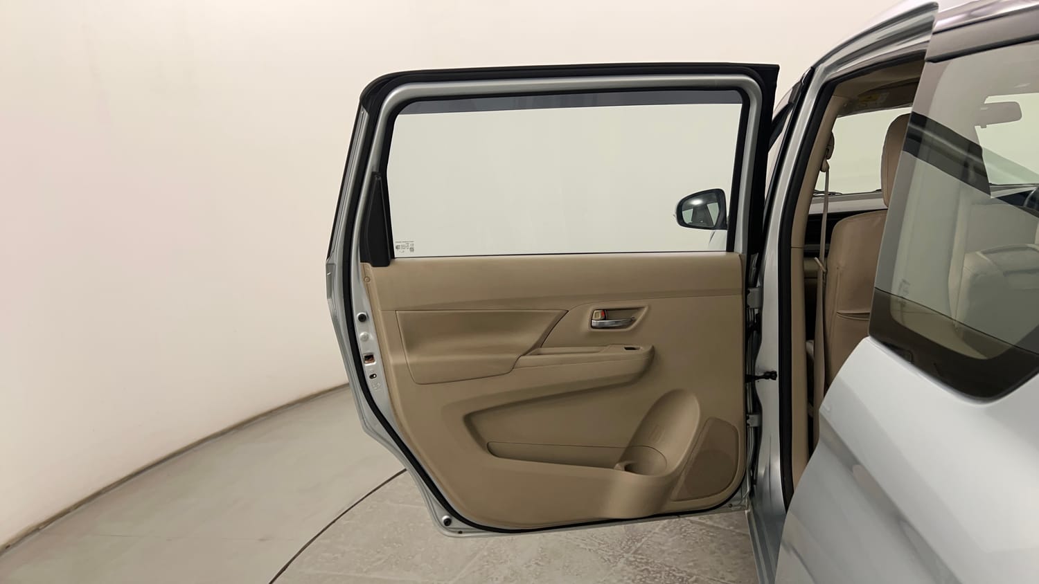 Used 2023 Maruti Suzuki Ertiga ZXi Plus Petrol Manual interior LEFT REAR DOOR OPEN VIEW