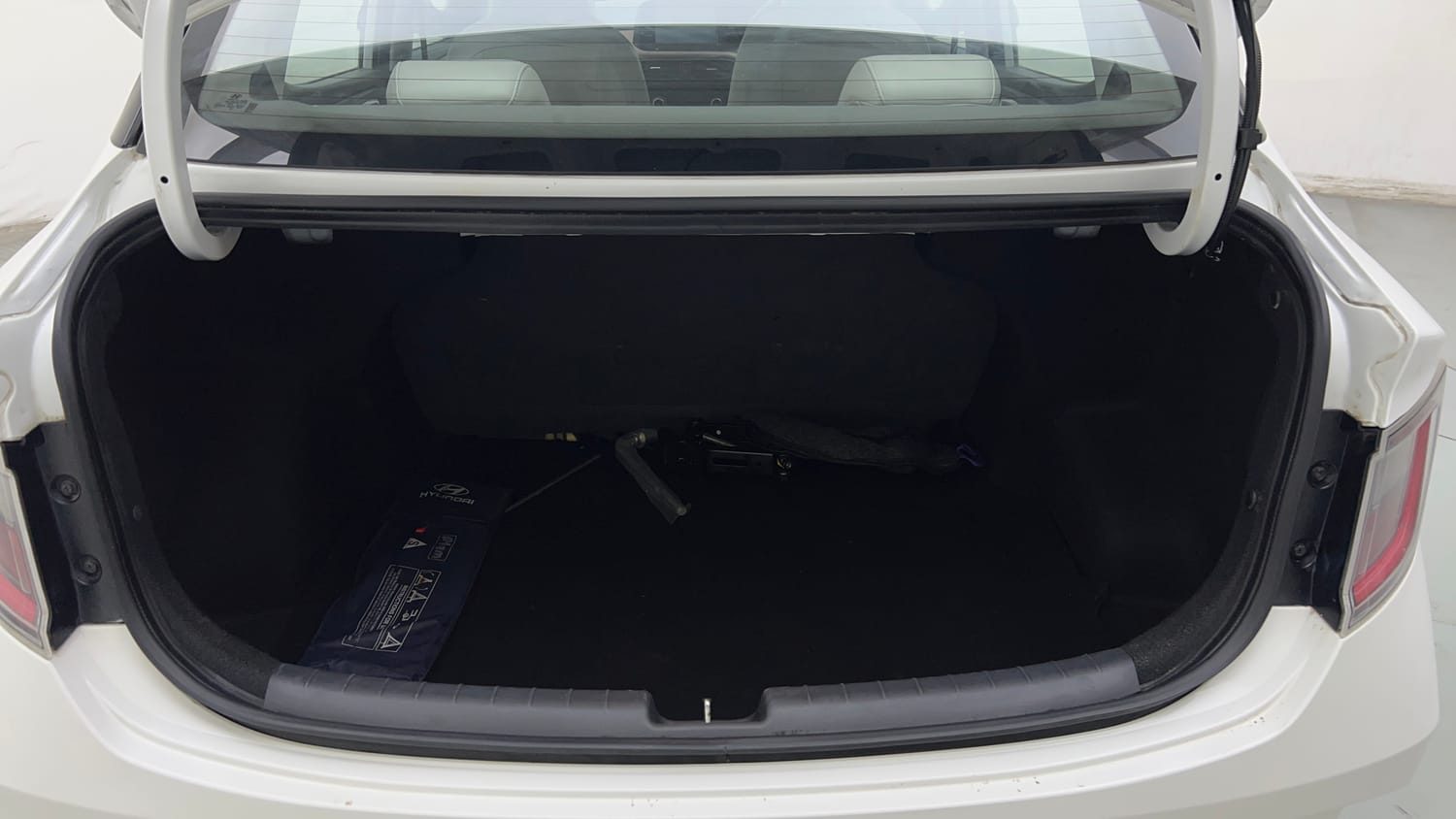 Used 2024 Hyundai Aura SX Plus 1.2 AMT Petrol Petrol Automatic interior DICKY INSIDE VIEW