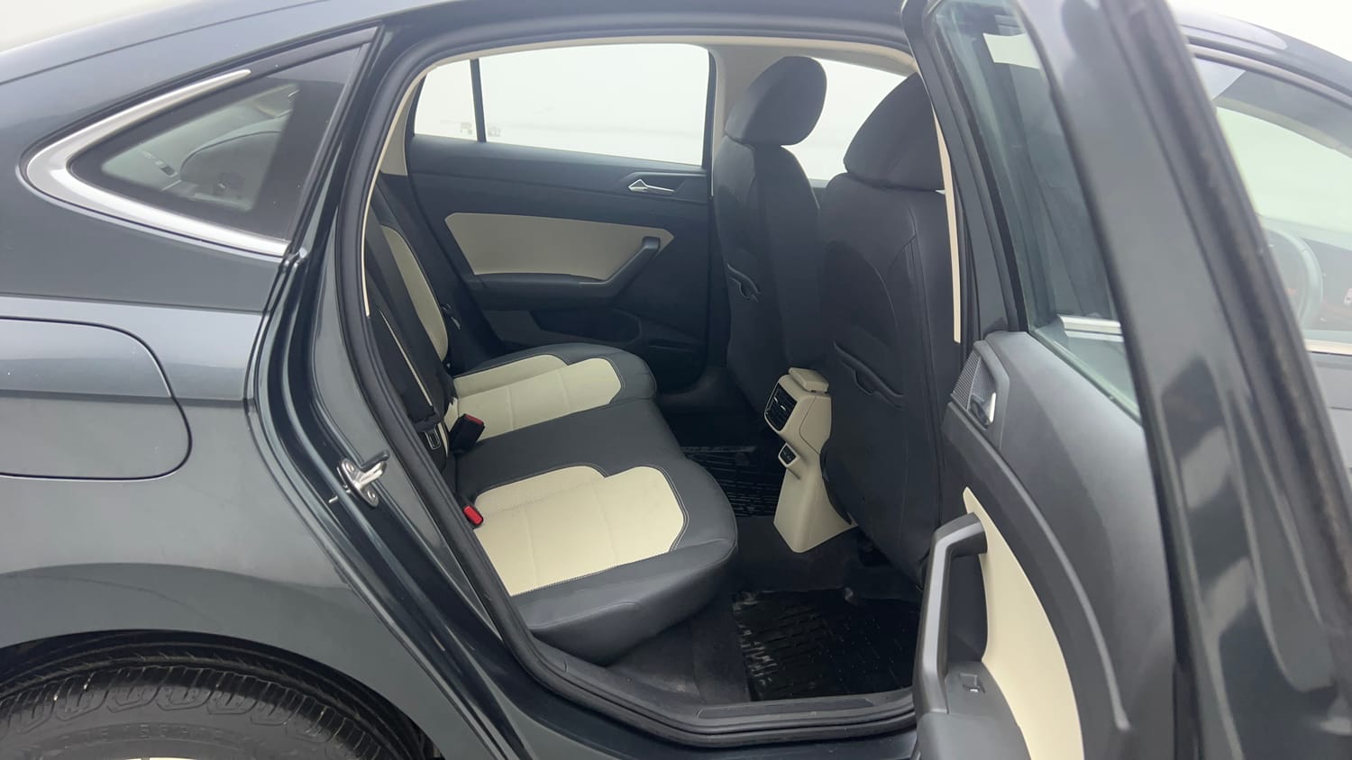 Used 2023 Skoda Slavia Style 1.0L TSI MT Petrol Manual interior RIGHT SIDE REAR DOOR CABIN VIEW