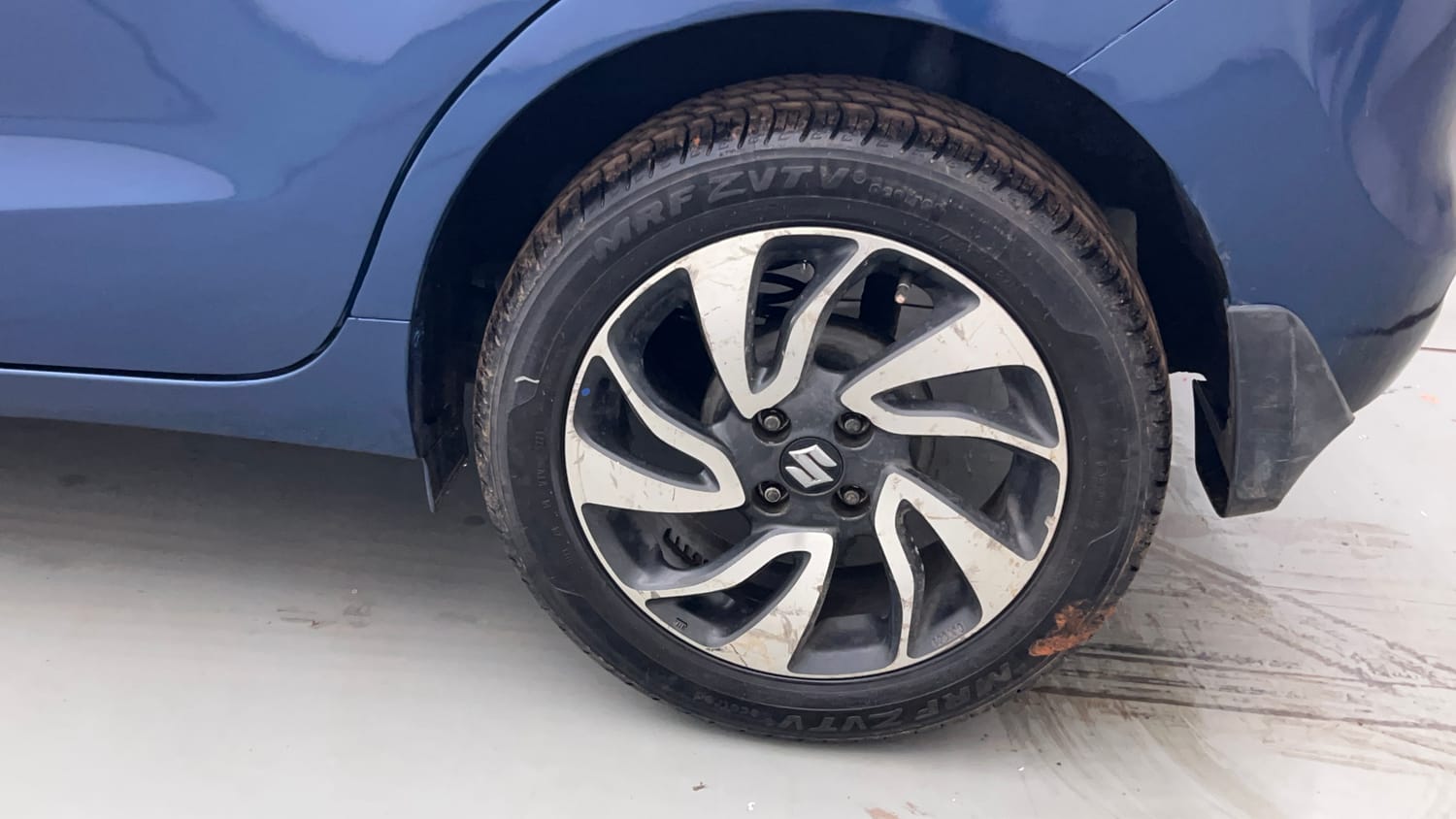 Used 2020 Maruti Suzuki Baleno Zeta Petrol Manual tyres LEFT REAR TYRE RIM VIEW