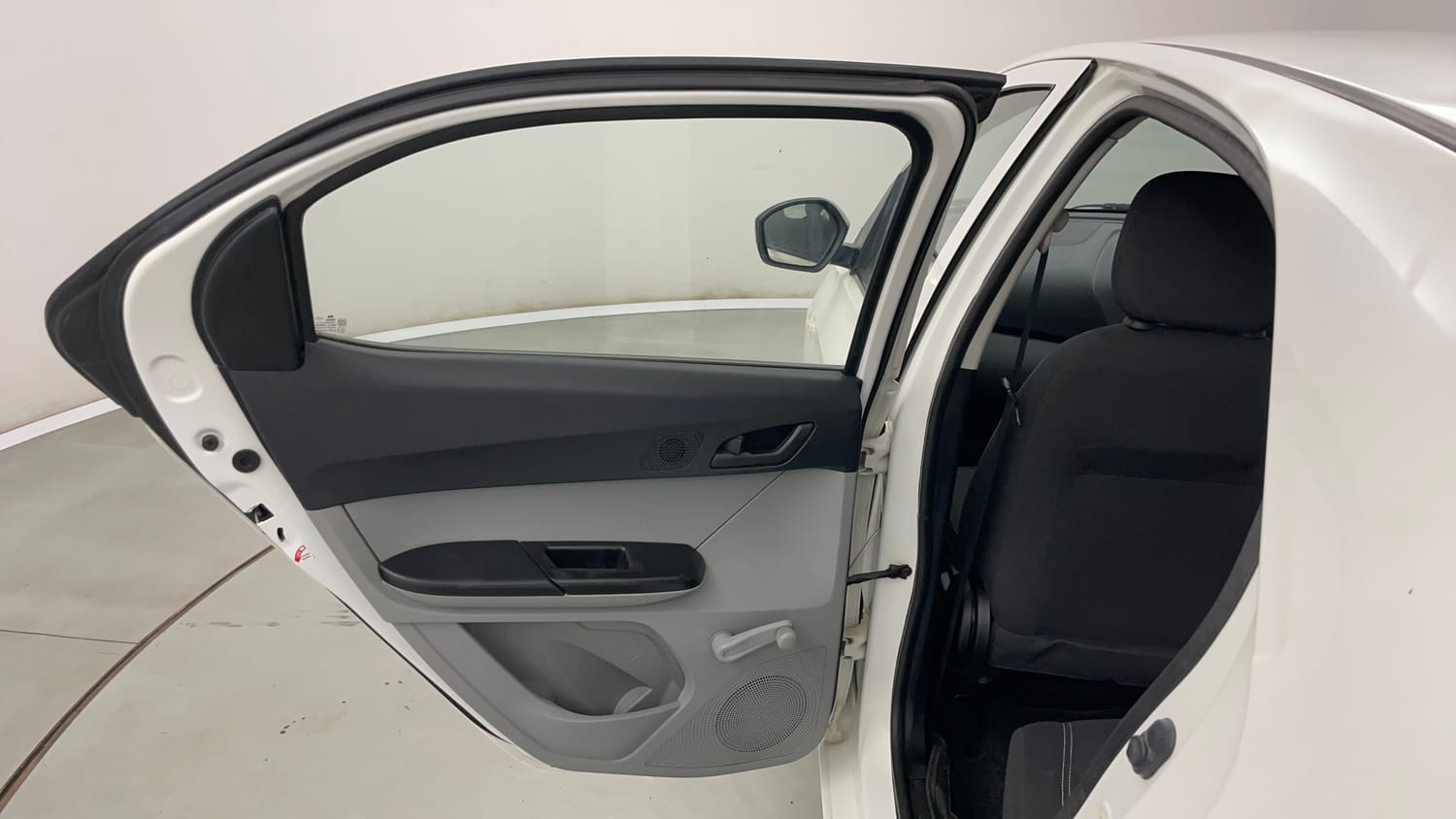 Used 2021 Tata Tiago XE Petrol Manual interior LEFT REAR DOOR OPEN VIEW