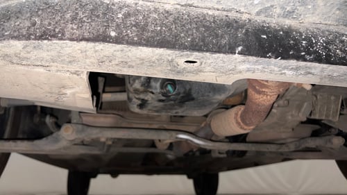 Used 2019 Tata Tiago Revotron XZA Plus Petrol Automatic extra FRONT LEFT UNDERBODY VIEW