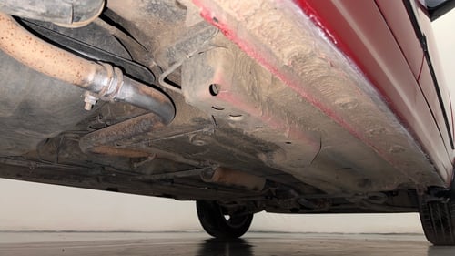 Used 2019 Tata Tiago Revotron XZA Plus Petrol Automatic extra REAR RIGHT UNDERBODY VIEW