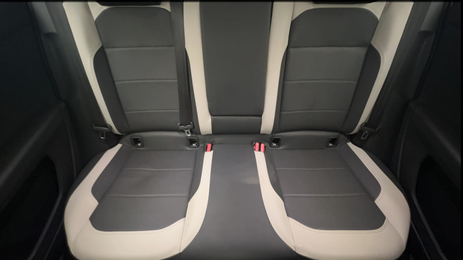 Used 2022 Volkswagen Taigun Topline 1.0 TSI MT Petrol Manual interior REAR SEAT CONDITION VIEW