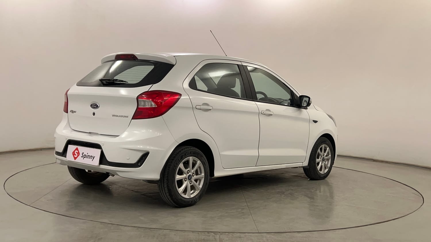 Used 2019 Ford Figo Titanium 1.2 Ti-VCT MT Petrol Manual exterior RIGHT REAR CORNER VIEW