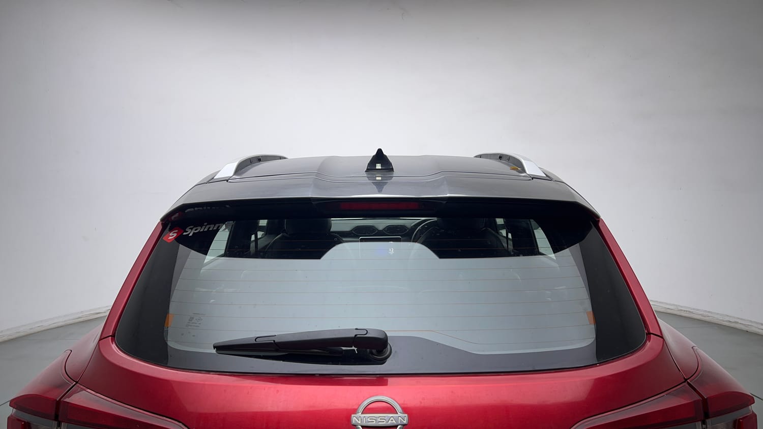 Used 2021 Nissan Magnite XV Premium Petrol + CNG(Outside Fitted) Cng Manual exterior BACK WINDSHIELD VIEW
