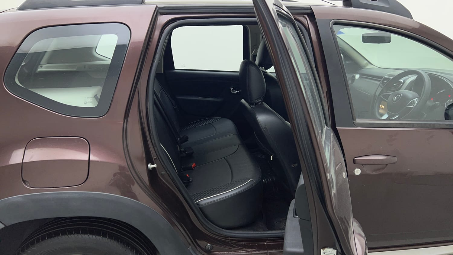 Used 2021 Renault Duster RXZ 1.3 Turbo Petrol CVT Petrol Automatic interior RIGHT SIDE REAR DOOR CABIN VIEW