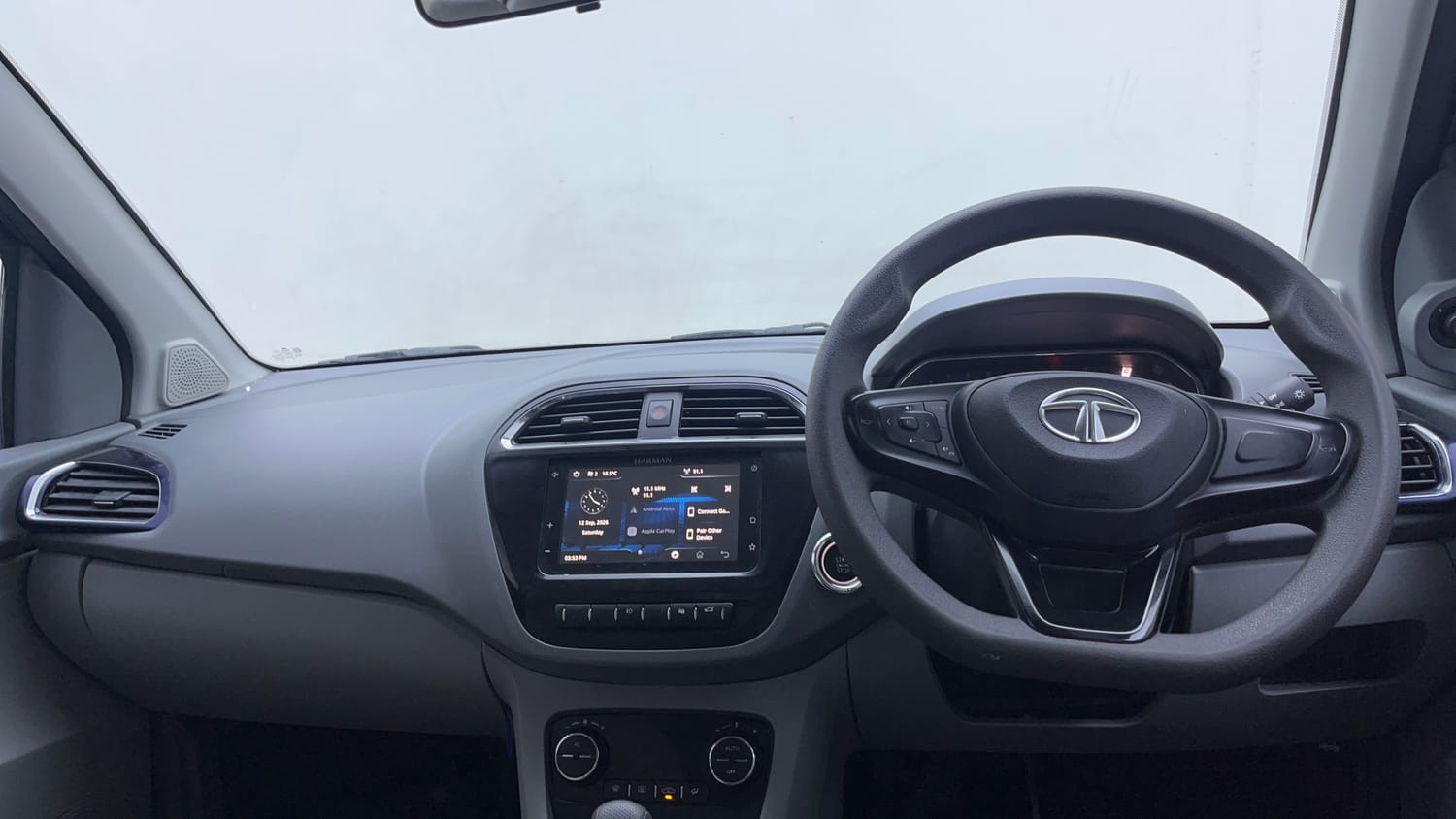 Used 2021 Tata Tigor XZA Plus Petrol Automatic interior DASHBOARD VIEW