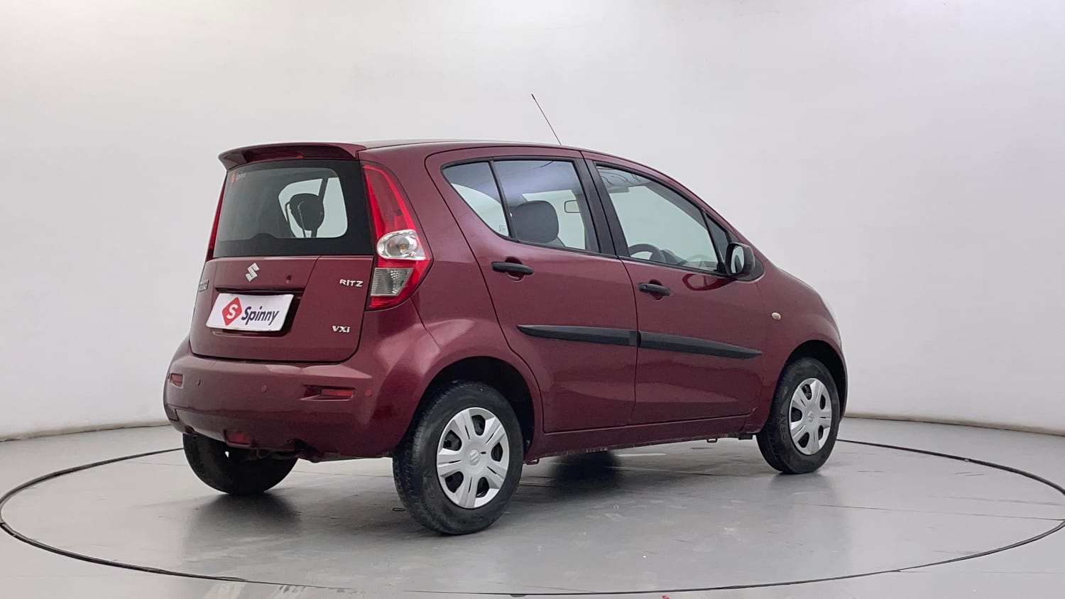 Used 2013 Maruti Suzuki Ritz Vxi BS-IV Petrol Manual exterior RIGHT REAR CORNER VIEW