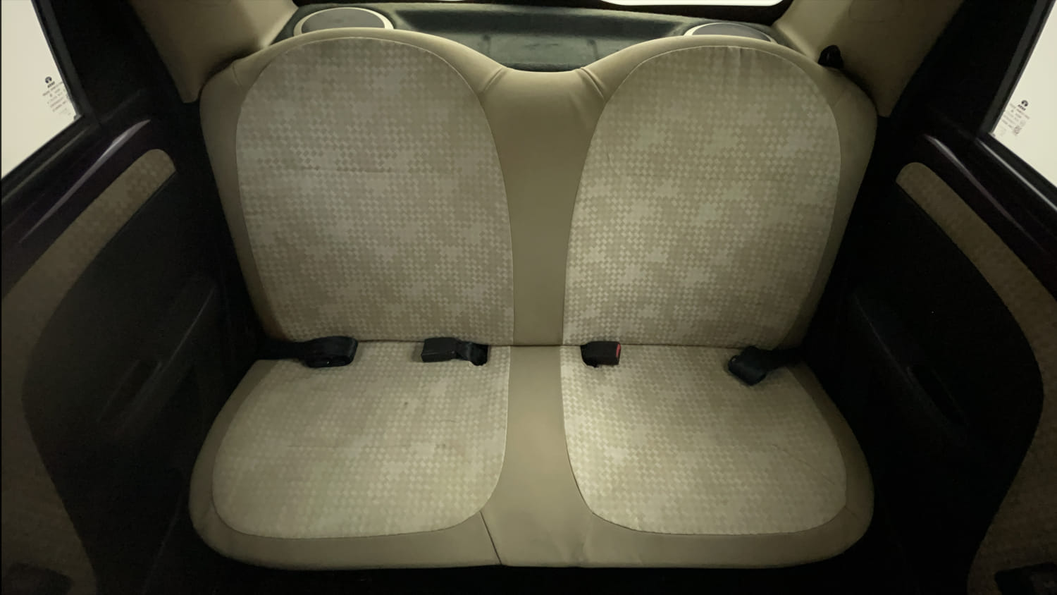Used 2015 Tata Nano Twist XT Petrol Manual interior REAR SEAT CONDITION VIEW